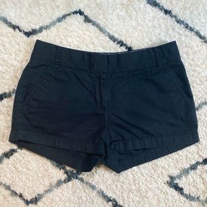 SALE🌟 J.Crew Black Worn-In 3" Chino Shorts